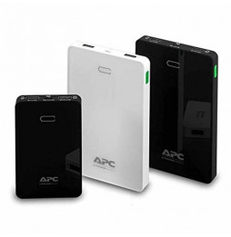 APC Mobile Power Pack, 10000mAh Li-polymer, Black or White